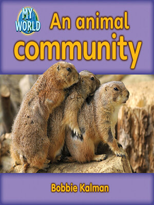 cover image of An animal community